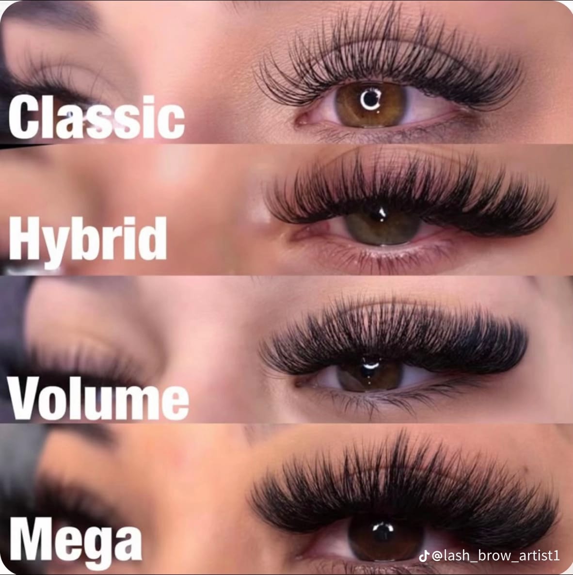 Woman receiving an at-home lash service